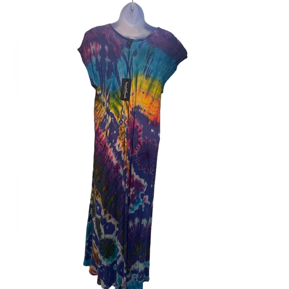 Long dress   Onesize.     CL/WH.   222461 - Picture 2 of 8